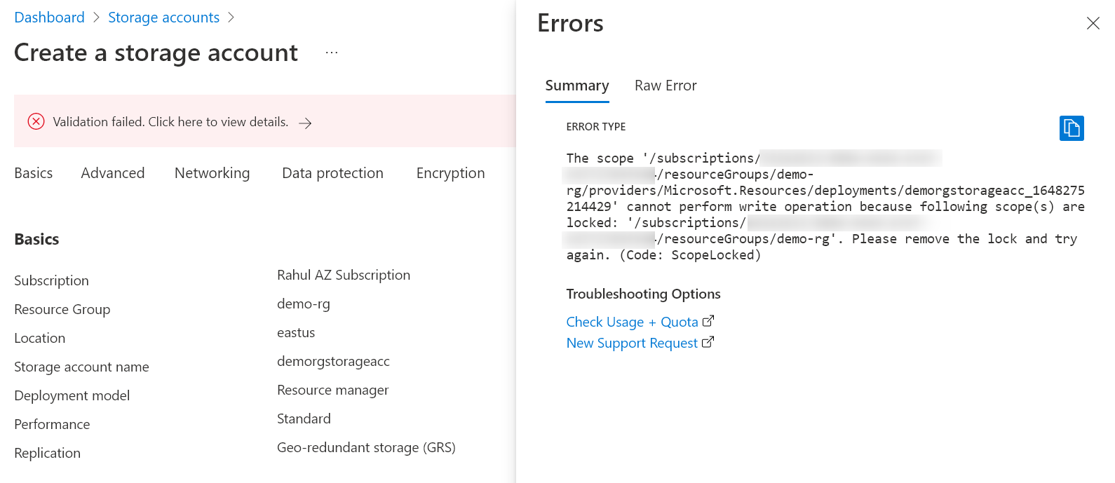 Azure Lock codes