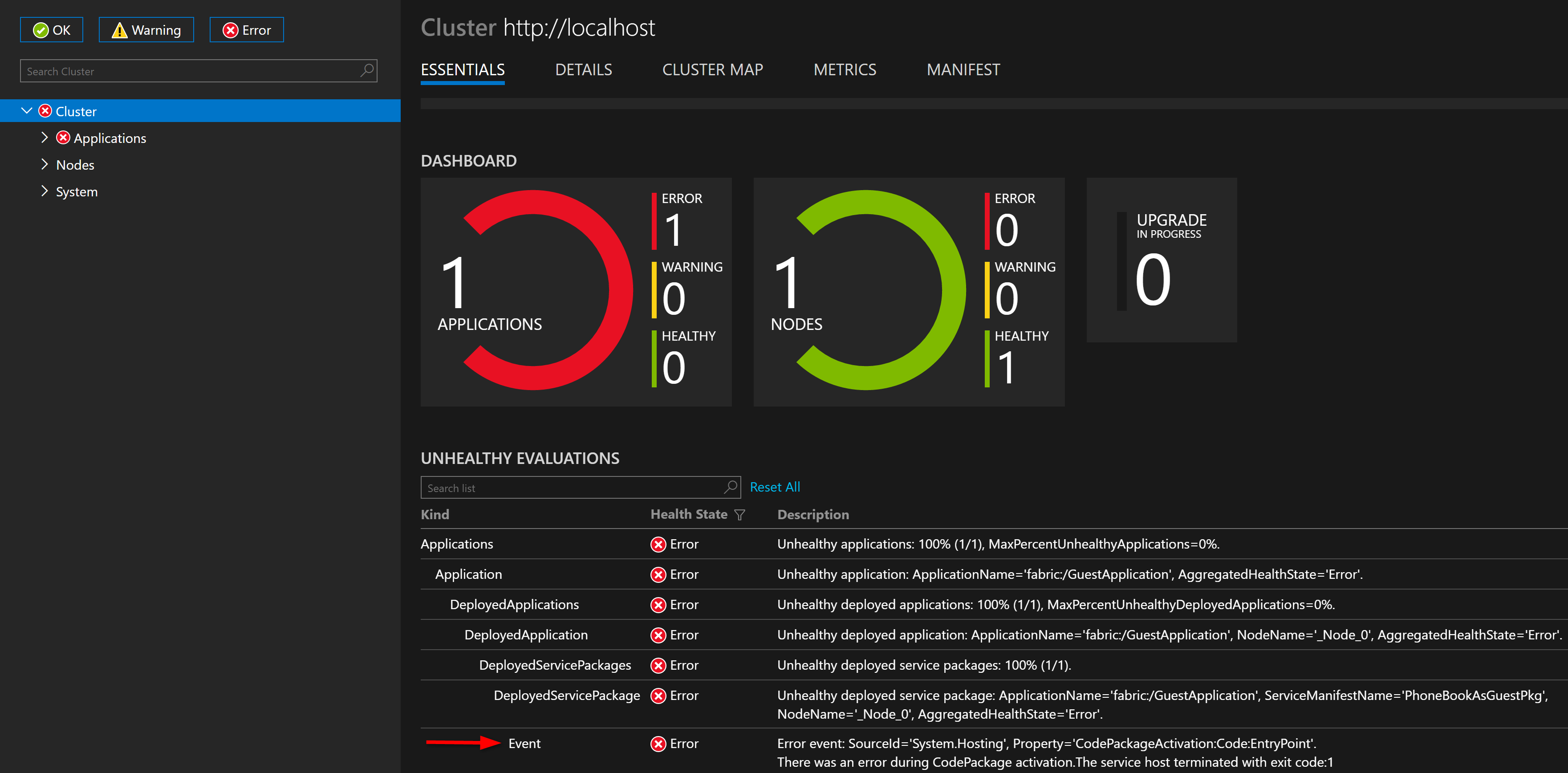 Deploy an existing executable to Azure Service Fabric - Azure