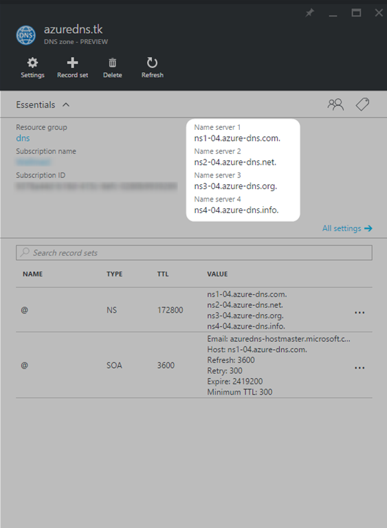 DNS Name Servers