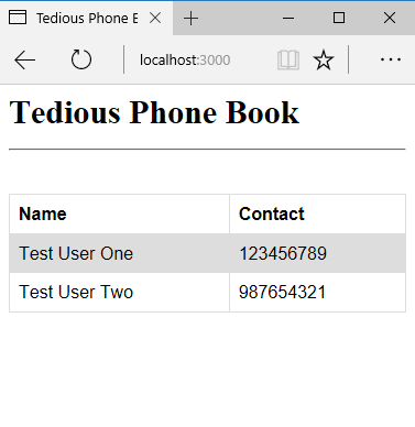 Tedious Phone Book